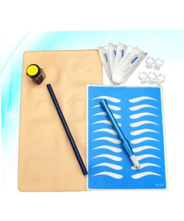 Mikinona Embroidery Kit Cup Embroidery Ink Blue Pencil Skin Practice Eyebrow Dark Coffee and D Pigment Manual Suit - Buy Online on GoSupps.com