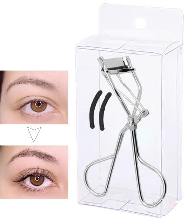 Eyelash Curler Steel Lash Curler Handheld Quick Natural Curling Eye Curler Eyelash Makeup Tool for Lash Lift in Seconds for Long Lasting 10.8x3.5x7.5cm Chrome-pvc Box - Buy Online on GoSupps.com