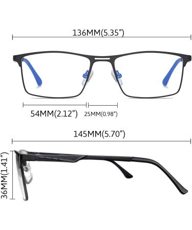 Joopin Blue Light Filter Glasses for Men & Women - Gaming & Computer Blue Light Glasses in Dark Gray - Reduce Eye Strain & Enhance Comfort - Buy Online on GoSupps.com