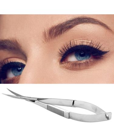 Micro Scissors Stainless Steel Face Hair Eyelash Scissors Grafting Tool Curved Mirror Toiletry Kits - Buy Online on GoSupps.com
