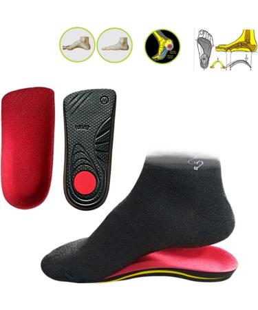 Buy Mobestech 3 Pairs Shoe Pads & Insoles for Men & Women - 3/4 Arch Support for Fallen Arches & Plantar Relief - Orthopedic & Disposable Heel Inserts - Buy Online on GoSupps.com