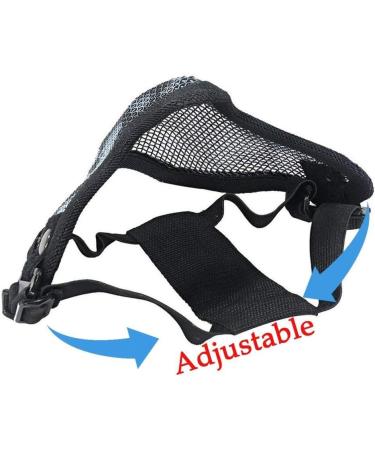 LAOSGE Airsoft Mask Mesh Half Face Skull Set with Goggles - Green (Includes 80 PCS of BBS) - Buy Online on GoSupps.com