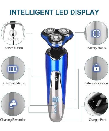 Buy Waterproof Rechargeable Electric Shaver | Wet & Dry Cordless | IPX6 - Fast International Shipping - Buy Online on GoSupps.com