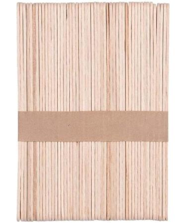 Vanity UK Waxing Spatulas 500 pcs Salon Professional Quality Disposable Wooden Sticks Suitable for Warm and Hot Wax Application for Body Hair Removal Flat Round End 500 Spatulas - Buy Online on GoSupps.com