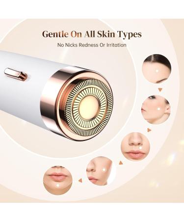 Heroepilator Facial Hair Remover Hero Epilator Facial Hair Removal 7-In-1 Electric Razor Body Shaver Hair Removal For Women Electric Painless Facial Hair Remover For Underarms (white) - Buy Online on GoSupps.com