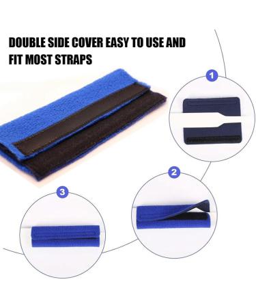 Glimpsesun Breathing Mask Soft Pad Oxygen Mask Scratch Protection Mat Face Mask Velvet Cover Prevent Imprints Cloth 10Pcs - Buy Online on GoSupps.com