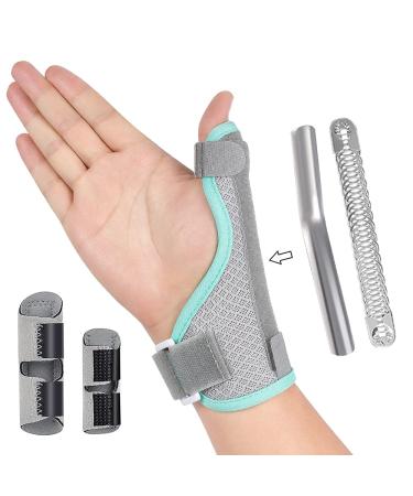 Simnoble Thumb Splint Brace + 2 Trigger Finger Splint  Reversible Thumb & Wrist Stabilizer and Finger Brace for Straightening  Pain Relief  Arthritis  Tendonitis  Sprained and Carpal Tunnel Supporting