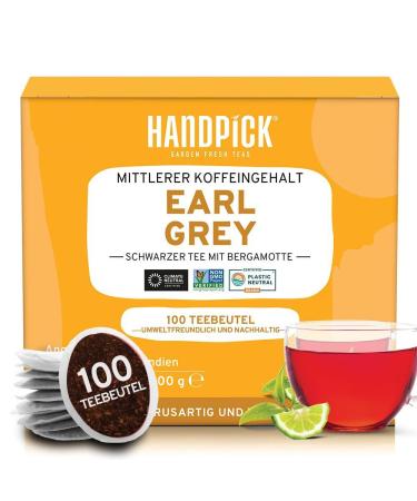 Handpick Earl Gray black tea bag (100 pieces) Reiner Earl Gray tea with mountain camera extracts |Citrus taste black tea |Break hot/iced tea with or without milk |Black Tea Earl Gray Black Tea 100 Count (Pack of 1) - Buy Online on GoSupps.com