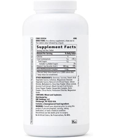 GNC Chewable C 100 MG - Mixed Fruit Flavor | Vitamin C Supplement - Buy Online on GoSupps.com
