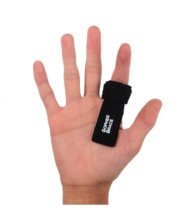 GOPHERBRACE Trigger Finger Splint - Support Brace for Broken, Strained, Sprained, Swollen Fingers - Arthritis, Tendinitis, Pain Relief - Buy Online on GoSupps.com