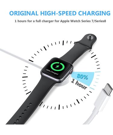 Apple Watch Charger  20W USB C Fast Charging for Apple Watch Ultra Series 7 8 3.3FT iWatch Magnetic Cable Cord with PD Fast Wall Charger Upgrade for Apple Watch Series 8 7 SE 6 5 4 3 2 1 - Buy Online on GoSupps.com