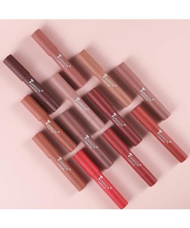 Nude Velvet Matte Lipstick Crayon | Waterproof Durable Non-Stick Lip Gloss - 1 Piece - Buy Online on GoSupps.com