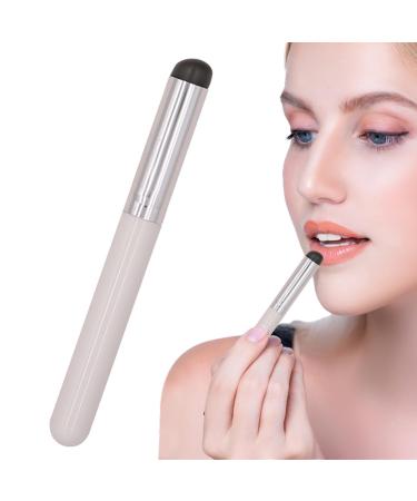 Silicone Lip Applicator - Lip Applicator Brushes Small Lip Concealer | Safe Soft Elastic Silicone Lip Brush Reusable Multifunctional Round Head Lip Makeup Brush for Lipstick Eyeshadow Lip Gloss