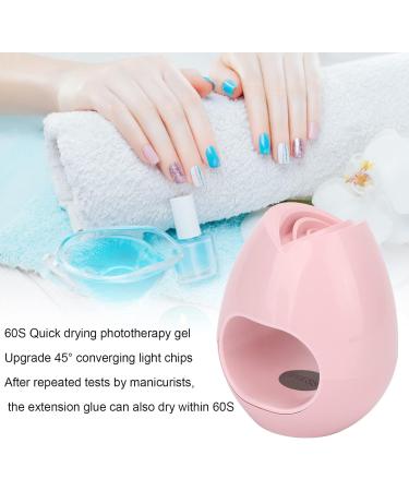 Buy Mini LED Nail Lamp - 16W Pink Rose Shape UV Gel Nail Dryer - Fast-Drying USB-Powered Single Finger Button - Buy Online on GoSupps.com