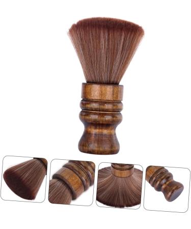 Angoily 1pc Hair Brush Neck Duster Shaving Saop Brush Cleaning Sponges Barber Face Sponge Hair Cutting Brush Neck Cleaning Tool Broken Hairbrush Wood Handle Comfortable Dust Brush - Buy Online on GoSupps.com