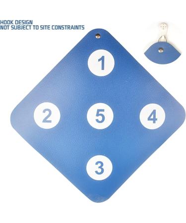 Fencing Target for Saber, Foil, and Epee | Self-Training Sword Target | Home Fencing Equipment in Dark Blue - Buy Online on GoSupps.com