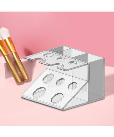 Magidal Multifunctional Shaver Holder & Makeup Organizer - Transparent Toothbrush & Comb Stand for Home & Hotel - Buy Online on GoSupps.com