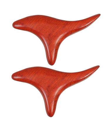 Healeved 2st body massage device gua Sha lifting tool Thai foot massage device muscle roller traditional massager gua shak roll tool for muscle scratching wooden bamboo trigger