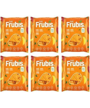 Frubis Tasty Bits Of Crispy Fruit | Mango - 6 Pack - Buy Online on GoSupps.com