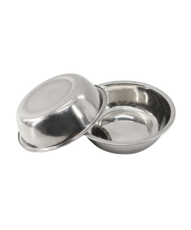 Zayin Stainless Steel Pet Bowls Suit Cat or Small Dog Premium Stainless Steel Water and Food Bowls Replacement Metal Bowls for Pet Feeding Station Set of 2 Bowls (16cm/6.3in) - Buy Online on GoSupps.com