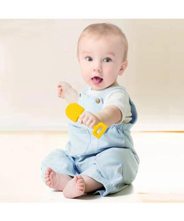 PandaEar Baby Teething Toys - Soft Silicone Baby Teether Chew Toys, BPA Free Hammer Wrench Spanner Pliers Shape - Buy Online on GoSupps.com