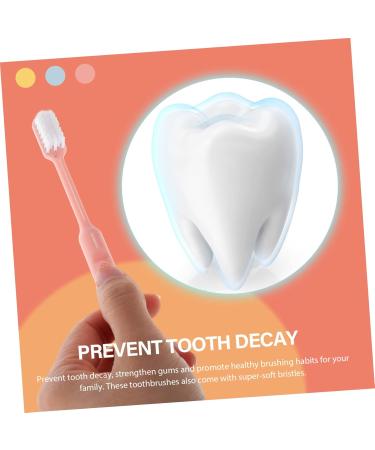 Buy Minkissy 6-Pack Soft Wooden Toothbrushes for Sensitive Teeth - Eco-Friendly & Reusable Household Cleaning Tools - Buy Online on GoSupps.com