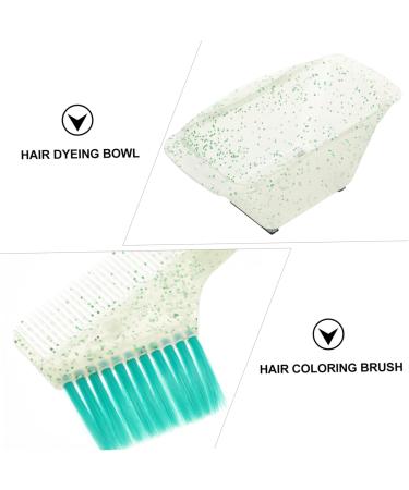 Kit De Teinture Pour Cheveux 5 Pi ces Bol Colorer Vert Pinceaux De Coloration Outils De Coiffure Pour Salons Et Utilisation - Buy Online on GoSupps.com