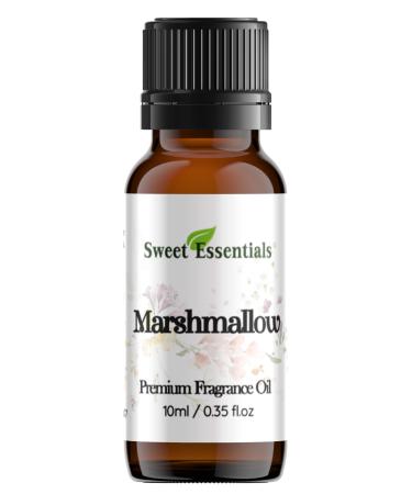 Marshmallow 10ml (0.35fl oz) Premium Fragrance Oil Aromatherapy Diffuser Crafts Soap Home Scents Bath & Body DIY Parfum and Much More. Versatile & Long-Lasting by Sweet Essentials