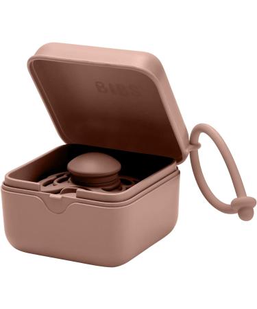 BIBS Dummy Box with Elastic Strap Steriliser - 100% BPA Free Woodchuck Material - Buy Online on GoSupps.com