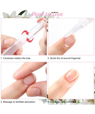 Nail Skin Oil & Care Stick - Cuticle Treatment Set | 3 Nail Oils Hardener Pen (4ml) for Healthy Nails - International Shipping Available - Buy Online on GoSupps.com