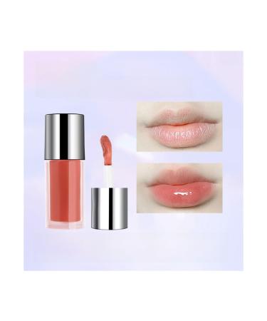 Tinted Lip Balm, Essence, Lip Polish, Lip Gloss, Moisturizes Pouty Lips and Modifies Lip Lines(#01apricotpeachcolor)