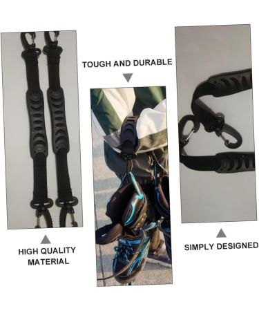 CLISPEED 4 pcs Sling and Shoulder Carrier Lifter for Skates, Snowboard, and Ice Boots - Sturdy Professional Carriers Belt with Carrying Leashes Strap - Black (Pack of 3) - Buy Online on GoSupps.com