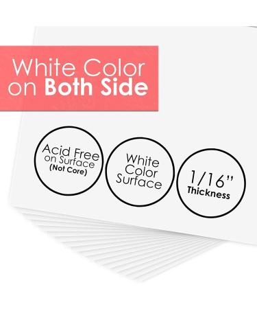 Golden State Art 5x7 Backing Board - Pack of 100 | 100-Pack Backing for Photos and Artwork - Buy Online on GoSupps.com