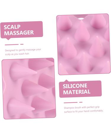 Sewoart Shampoo Massage Buzzing Kamm - Scalp & Hair Brush for Deep Cleansing & Relaxation (Pink 7x6.5x3cm) - International Shipping Available - Buy Online on GoSupps.com