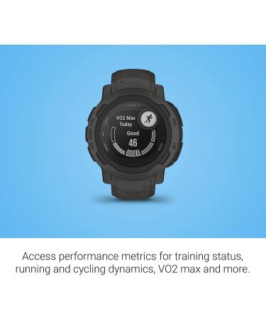 Garmin Instinct 2 Outdoor GPS Watch - Graphite, Non-Solar, 45mm, Multi-GNSS Support - Buy Online on GoSupps.com