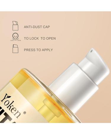 Yoken Organic Vitamin E Oil & Rosehip Seed Oil 100% Pure Oil for Skin Scars and Face Care - Buy Online on GoSupps.com