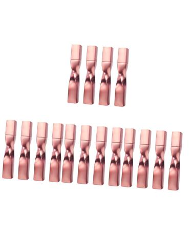 Ipetboom 16 Pcs Eyelash Brush Empty Tube Lashes Tool Clear Mascara Eyelash Tool to Rotate Filling Plastic Rose Goldx4pcs 11.5x1.8cmx4pcs