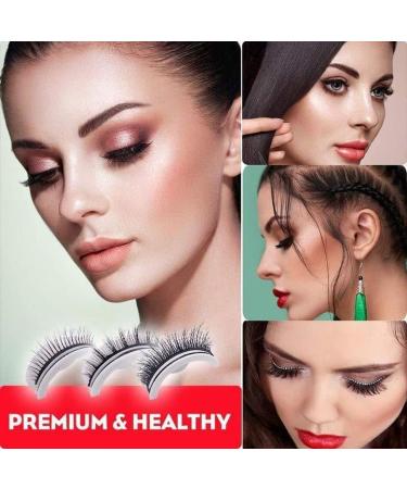 2023 New Reusable Self-adhesive Eyelashes - Natural Look, Waterproof, Easy to Apply, Outwardly Fluffy - 2 Pairs for Women - Buy Online on GoSupps.com