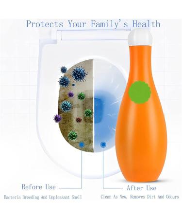 Bowling Blue Bubble Toilet Bowl Cleaner Automatic Long-Lasting Toilet Bowl Cleaner in Bottle Toilet Fresheners Deodorizing & Descaling Toilet Cleaner for Cistern Prevents Limescale (200g) - Buy Online on GoSupps.com