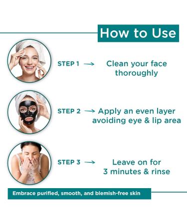 Anti Acne Care: Refreshing Charcoal Clay Pack for Pimple Solution - 60g (2.11 oz) | International Shipping - Buy Online on GoSupps.com