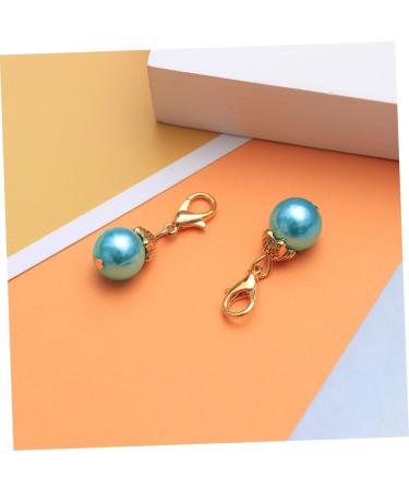LALAFINA 60 Pcs DIY Bracelet Drop Pearls Round Ball Pendant Charms Gold Locket Pendant Accessories Set Alloy - Buy Online on GoSupps.com
