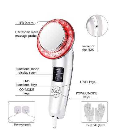 High Frequency Body Shaping Device - Multifunction Beauty Machine for Facial & Body Contouring - White - Buy Online on GoSupps.com