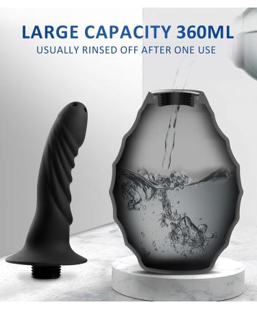 Portable Green Enema for Intestinal Cleaning - 380ml Medical Silicone Irrigator for Men & Women - 1 Pack Klistier - Buy Online on GoSupps.com