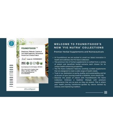 FounditGood FiG Nutra Ginkgo-Centella Capsules | Brain Health Supplement for Focus and Memory | Powerful Blend of Ginkgo biloba Leaf Extract and Centella asiatica Leaf Extract | 60 Veg Capsules - Buy Online on GoSupps.com