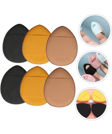 CANIGHT 6pcs Doigts Mini Poudre Femme Coussin De Doigt Femme Maquillage Portable Fournitures De Maquillage - Buy Online on GoSupps.com