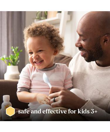 Burt's Bees Kids Cough Syrup & Immune Support - Natural Grape, 4 fl oz (3+ Years) - Buy Online on GoSupps.com
