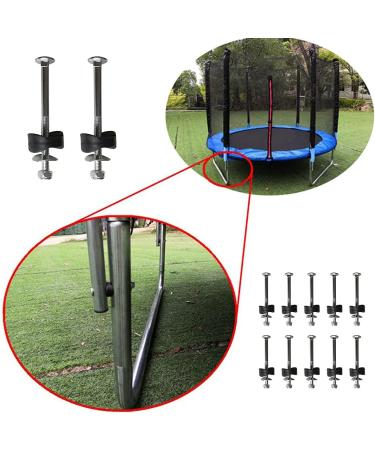 Trampoline Enclosure Pole Gap Spacers - Set of 12 Galvanized Steel Screws for Trampoline Stability - Buy Online on GoSupps.com