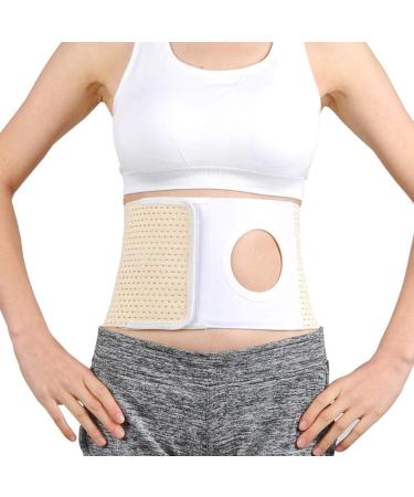 lifevv Abdominal Ostomy Belt Ostomy Hernia Support Belt Abdominal Binder Brace Abdomen Band Stoma Support for Colostomy Patients (XL 43.3'') XL &gt 43.3''