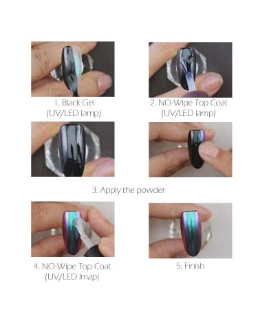 Chameleon Chrome Mirror Nail Powder - Pink/Gold | International Shipping Available - Buy Online on GoSupps.com