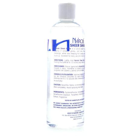 Nairobi Sheer Shine Thermal Protectant for Unisex 16 Ounce - Buy Online on GoSupps.com